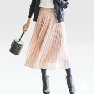 Uniqlo Chiffon Pleated Skirt